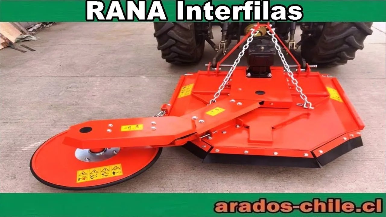 Rana desbrozadora intercepas Interfilas para tractor 18 a 40HP CB