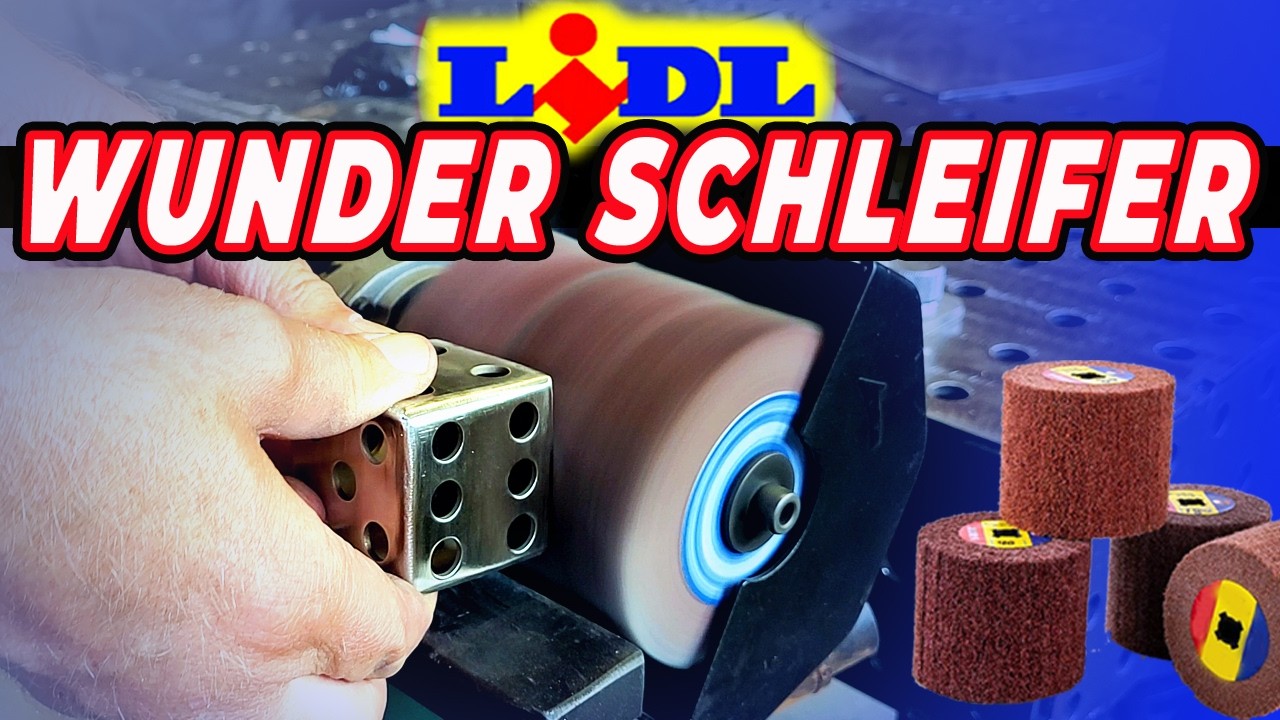 Billig Schleifer wird zum perfekten Schleifbock! Schleifen, entrosten, polieren