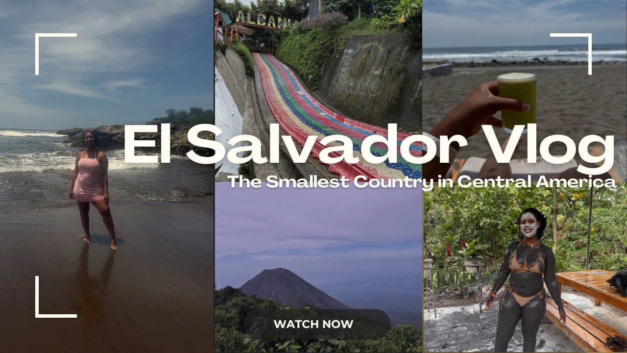 El Salvador 🇸🇻 Solo Travel Vlog | Ruta de las Flores, Cafe Albania, Rainbow Slide & Hot Springs
