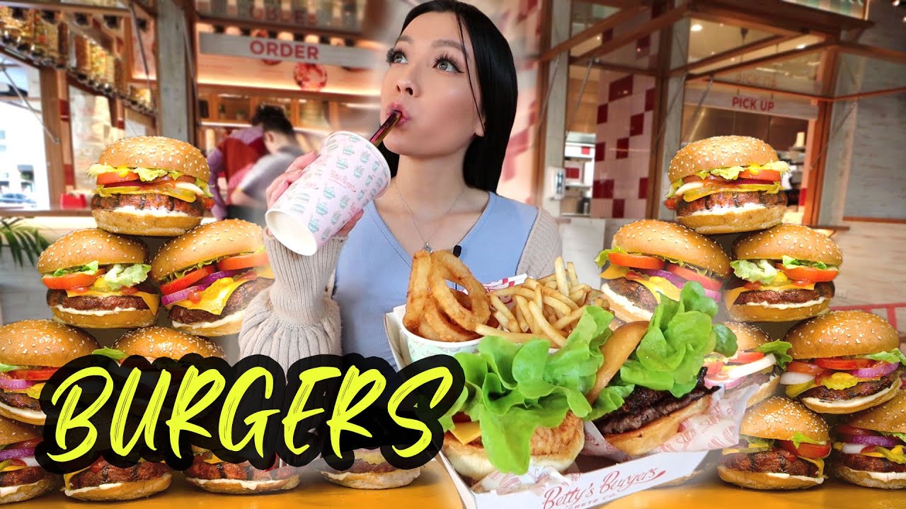 Eating at Top Rated BURGER restaurants in our city (Episode 1)