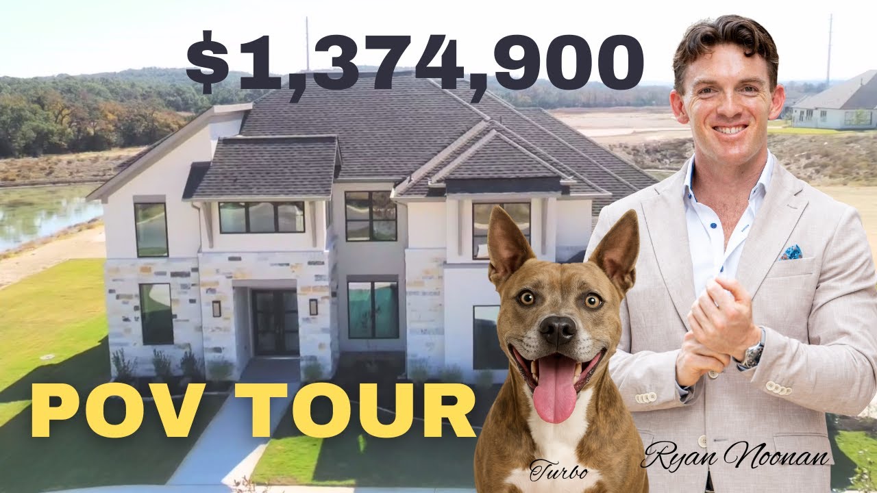 MUST SEE!  POV Tour of luxury home in Boerne, Texas with special guest!