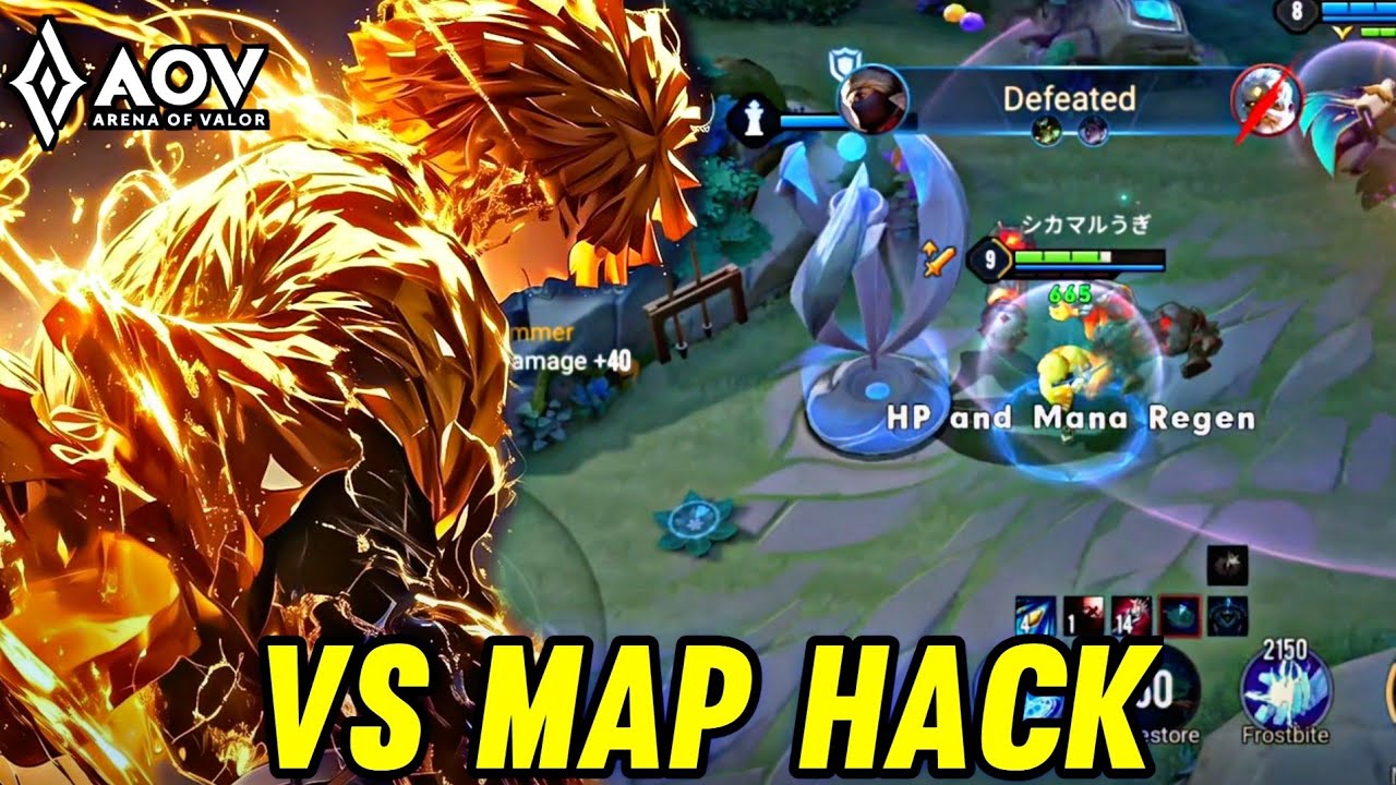 AOV : MURAD GAMEPLAY | VS MAP HACK - ARENA OF VALOR LIENQUAMOBILE ROV