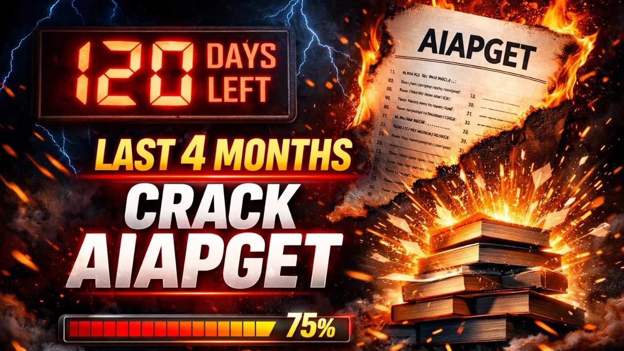 AIAPGET 2026 — 4 Month Strategy to Crack AIAPGET 🔥 Last 120 Days Plan | BAMS PG Preparation