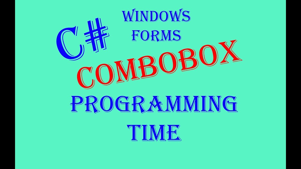 C# windows forms working with combobox / работа с combobox.