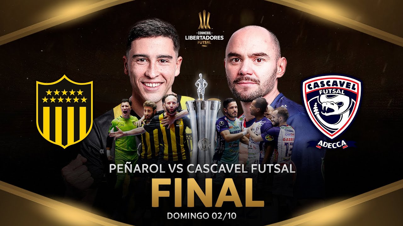 TRANSMISSÃO AO VIVO: PEÑAROL X CASCAVEL FUTSAL | FINAL DA CONMEBOL LIBERTADORES FUTSAL