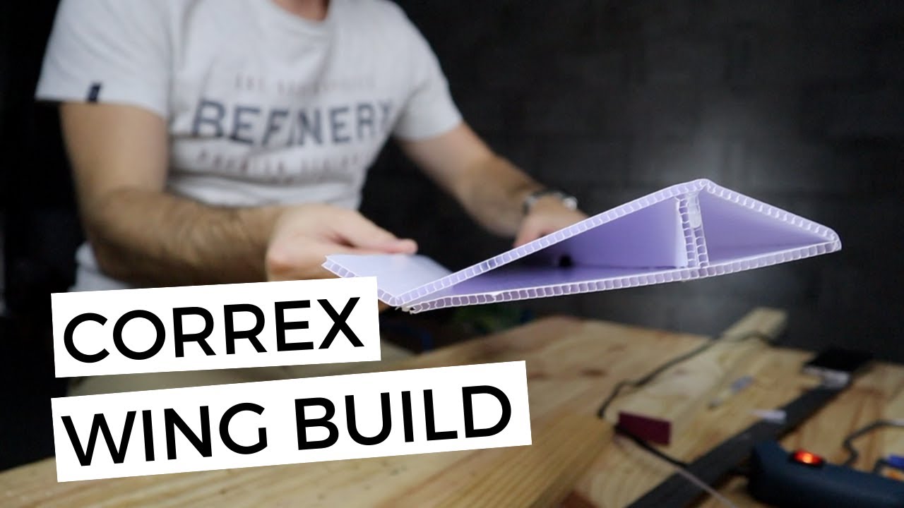 Correx Wing Build // RC Plane Building for Beginners