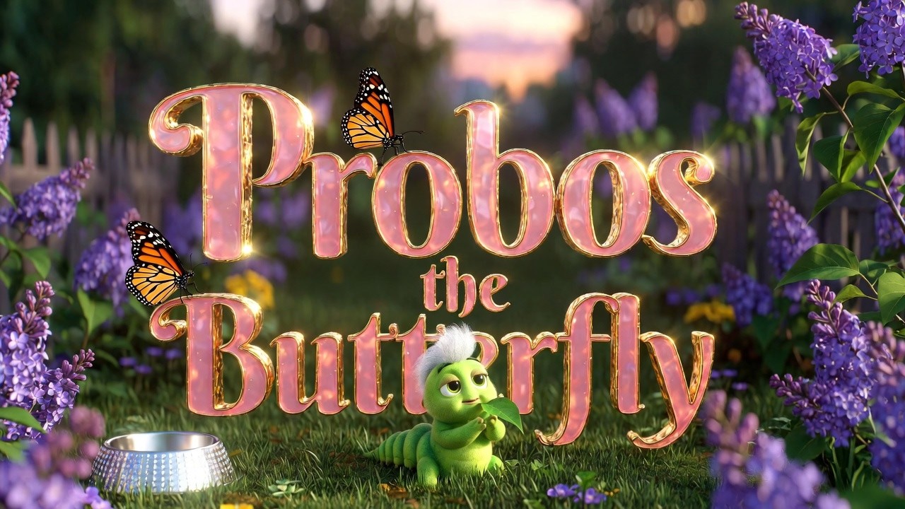 Probos the Brave Pilot Butterfly Bedtime Picture Book for Preschool Routine