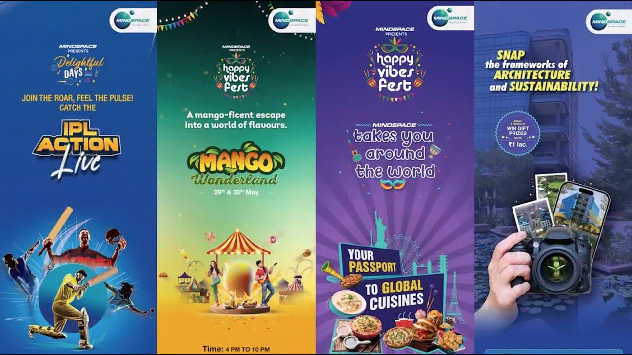 Mindspace Business Parks-Q1 Highlights: IPL Thrills, Food Festivals, Photography Passion & Wellness!