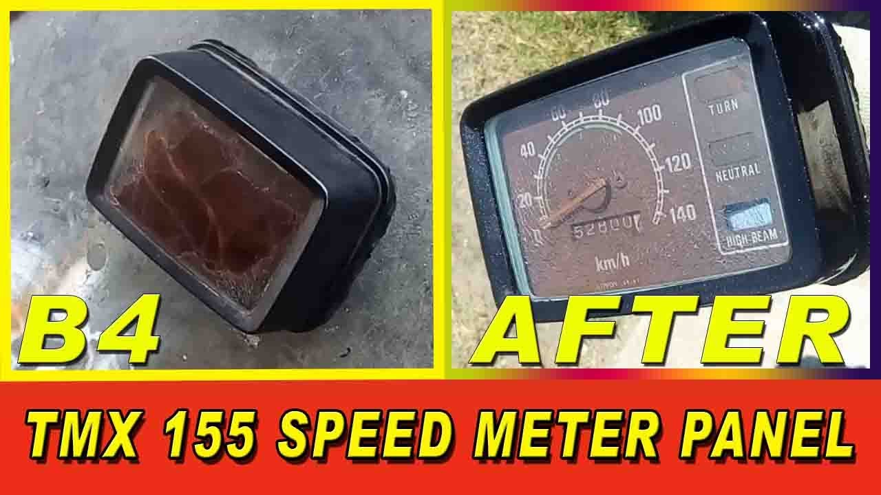 RESTORATION TMX 155 SPEED METERS PANEL#amazing #restoration #art #artwork