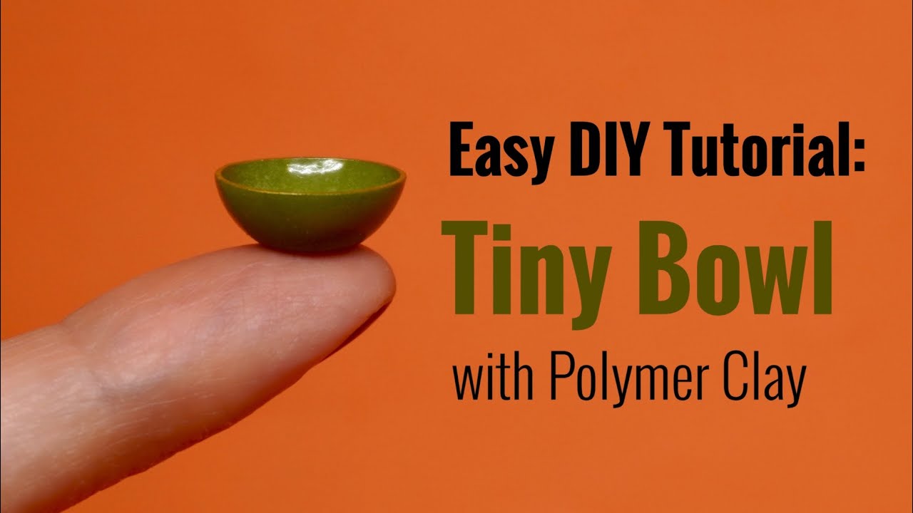 Polymer Clay Bowl Tutorial | Easy DIY Craft by Clayziness