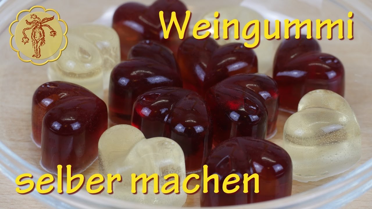 Weingummi selber machen - nur f&uuml;r Erwachsene