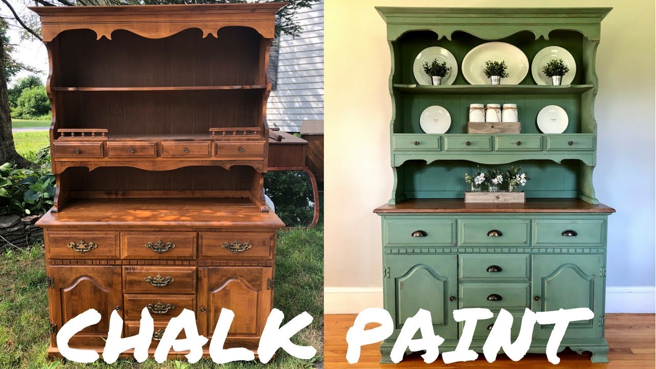 Hutch Makeover W/Magnolia Home Chalk Paint