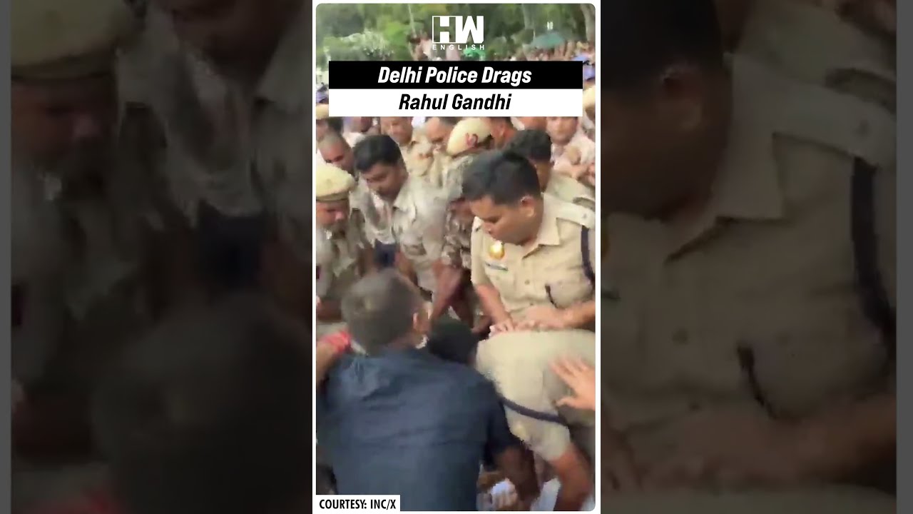 #Shorts | Delhi Police Drags Rahul Gandhi | PM Modi | Dharmendra Pradhan | NEET Paper Leak |Congress
