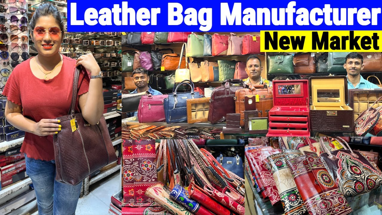 Leather Bag Manufacturer in Kolkata New Market | R Tiwari Lather Bag Shop Esplanade