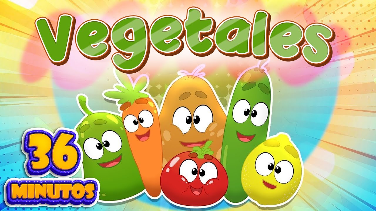 Vegetales y las mejores canciones infantiles - Super Kids Spanish