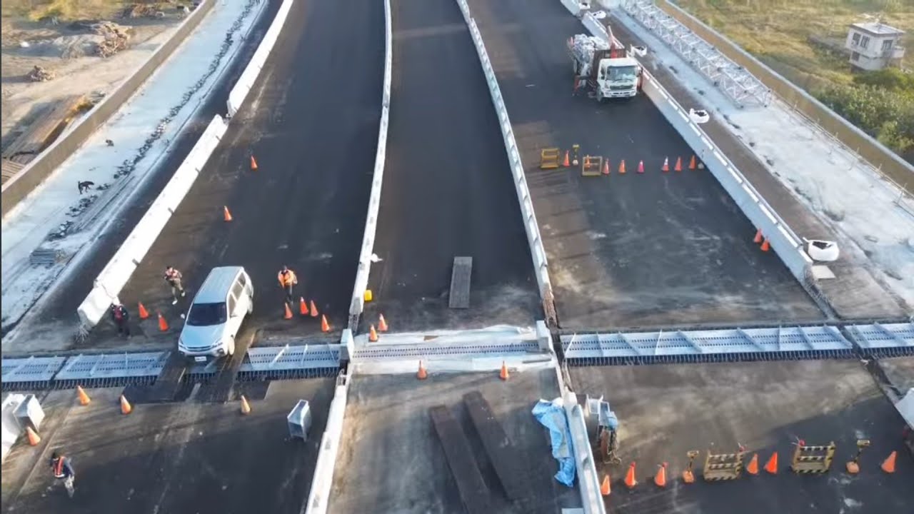 2026.02.13 淡江大橋工程 八里端 各區最新進度概況 空拍直播