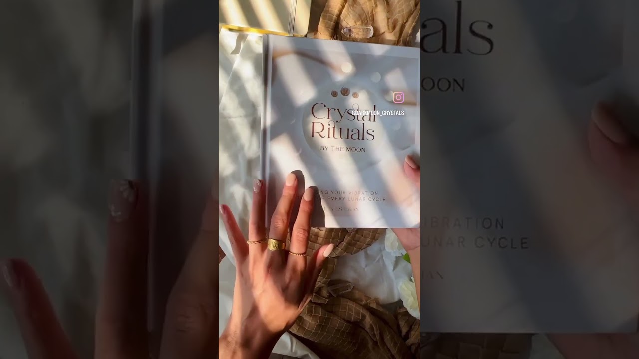 Crystal Rituals by the Moon. My beautiful book 🖌️✨#author #creator #crystals