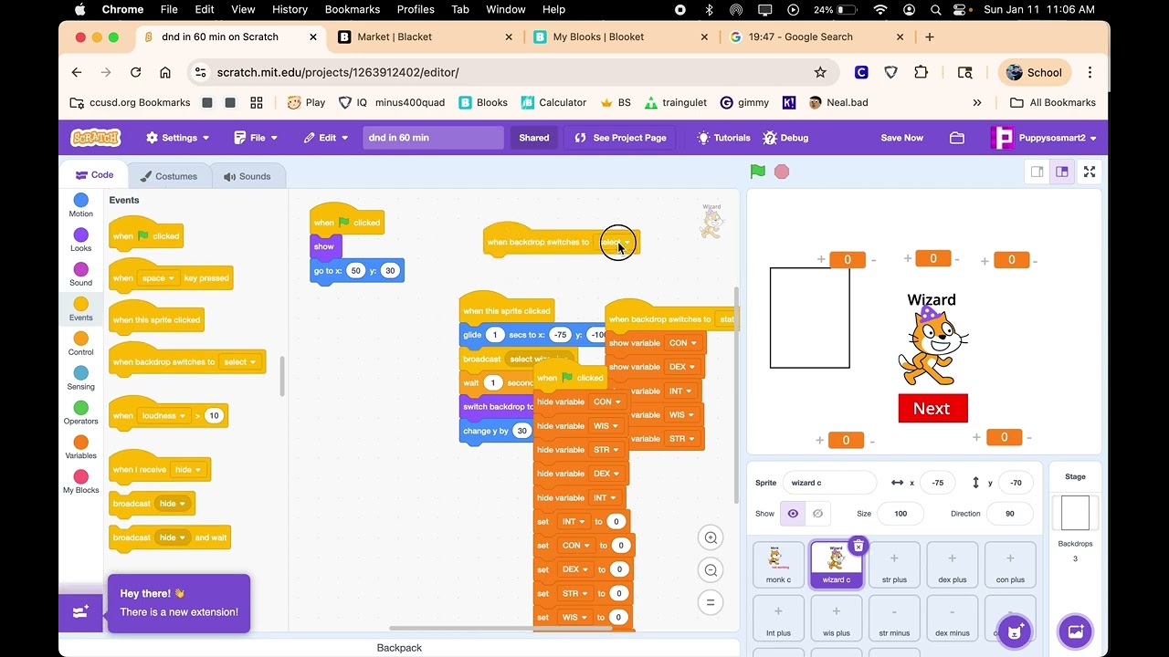 Making Dnd in scratch in 60 minutes