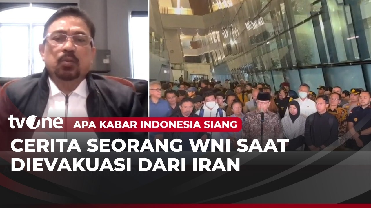 WNI dari Iran Melihat Langsung Rudal Iran saat Proses Evakuasi | AKIS