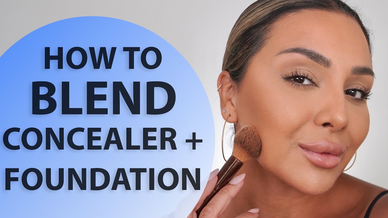 HOW TO APPLY AND BLEND CONCEALER AND FOUNDATION FOLLOW ALONG | NINA UBHI