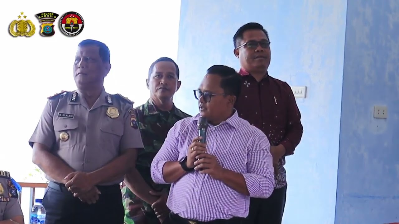 KAPOLRES SAMOSIR DAN PARA PJU MELAKSANAKAN KUNJUNGAN KERJA KE POLSEK ONANRUNGGU