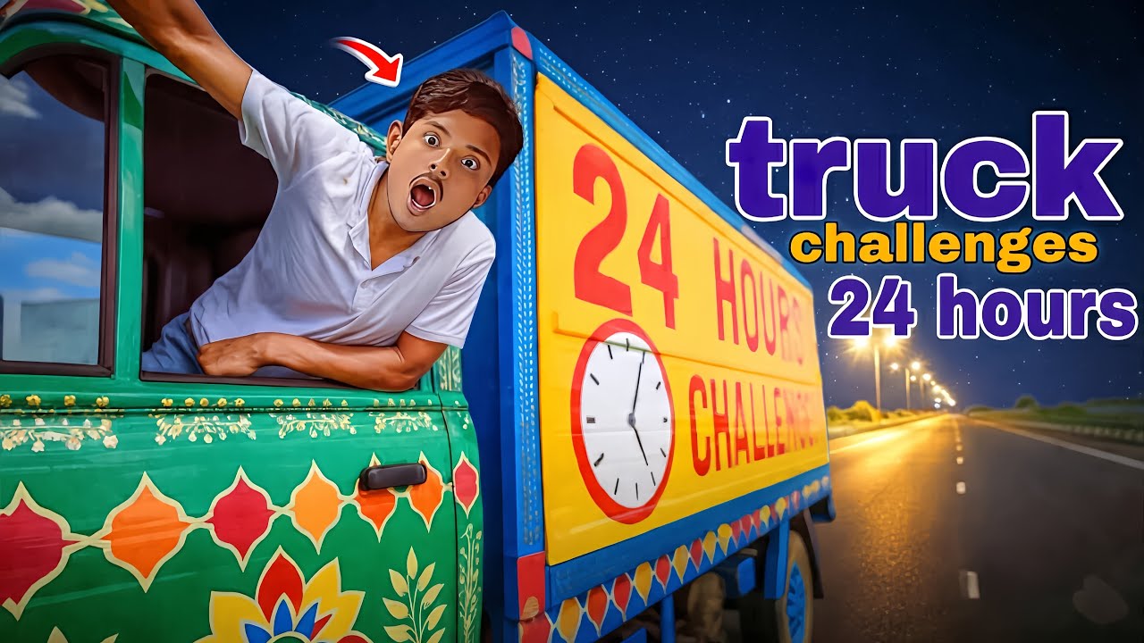 Spent 24 Hours With a truck driver | একজন ট্রাক ড্রাইভারের সাথে ২৪ ঘন্টা কাটিয়েছি !