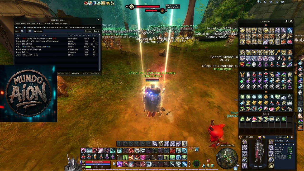 Gladi/Bard/SM PvPvE MMO Euro Aion 4.6