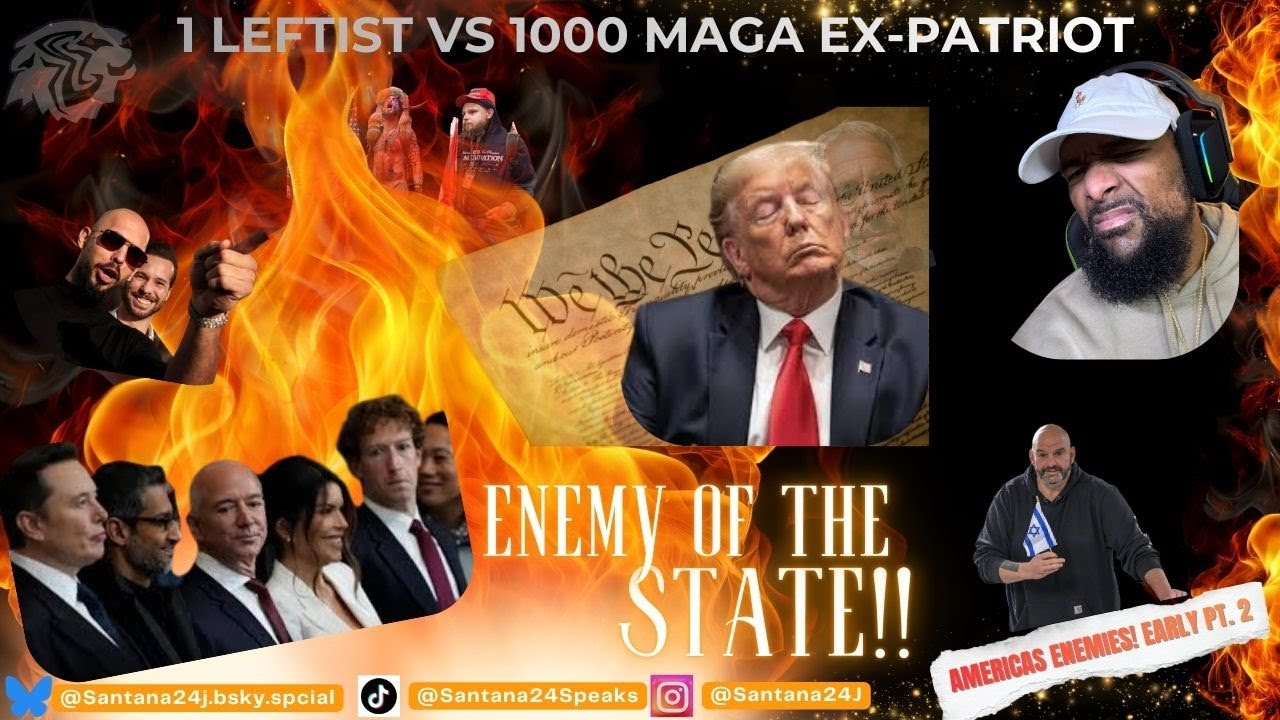 1 LEFTIST vs 1000 MAGA EX-PATRIOT: Sparring with Santana (Early PT. 2)