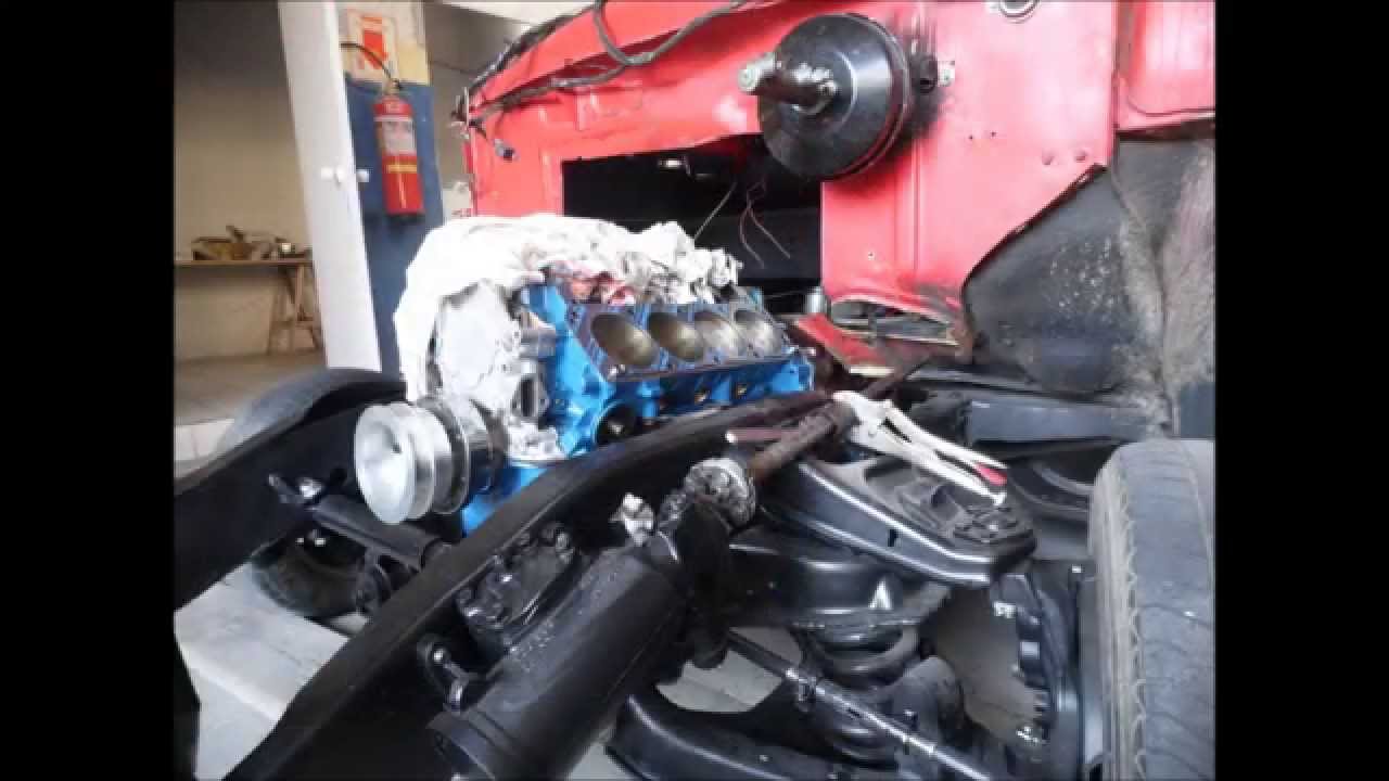 Preparacao motor V8 F100 - 57 show