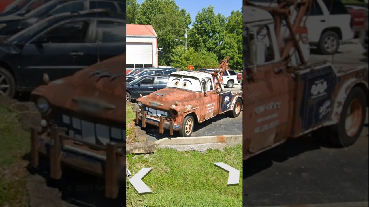 Old Chevy tow truck | Google Maps! | Google Earth!
