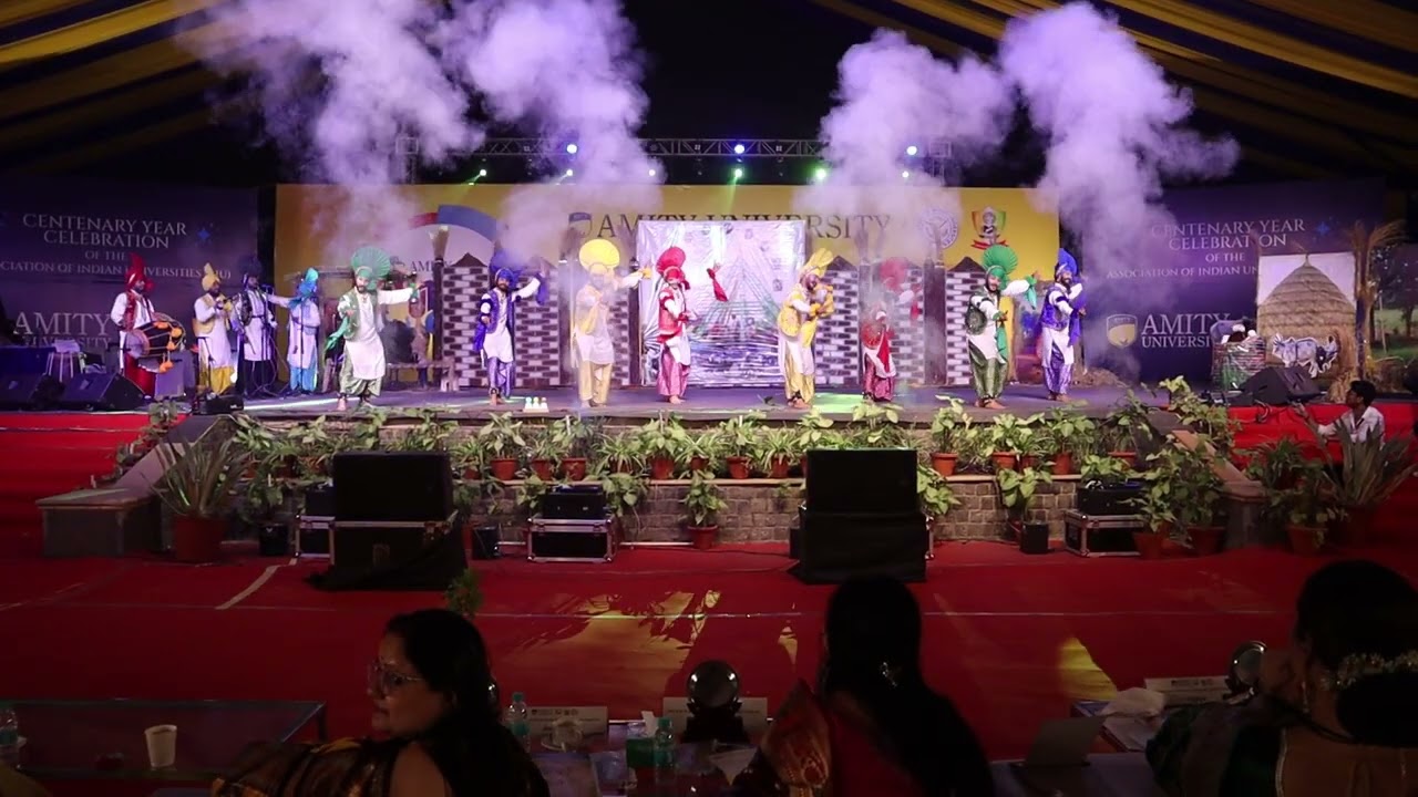 Folk Dance Bhangra By Chaudhary Devi Lal University , sirsa at At Amity University , Noida