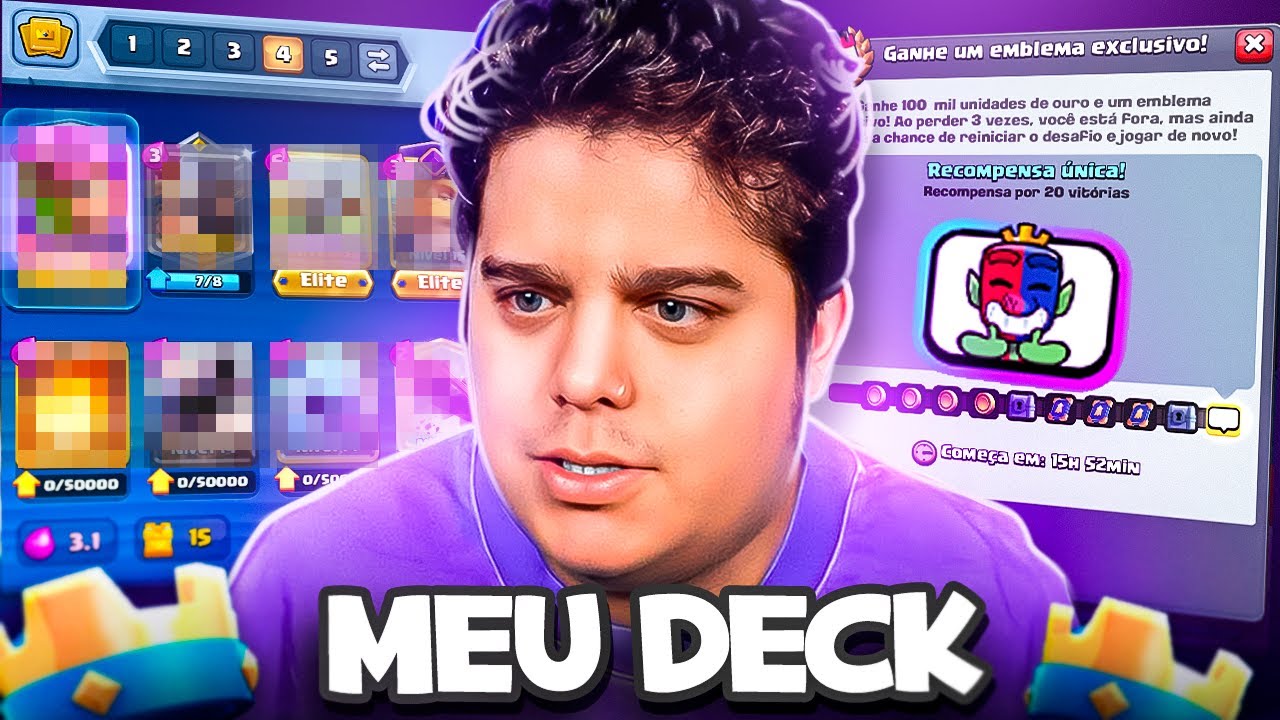 ESSE VAI SER MEU DECK PRO DESAFIO DAS 20 VITÓRIAS!