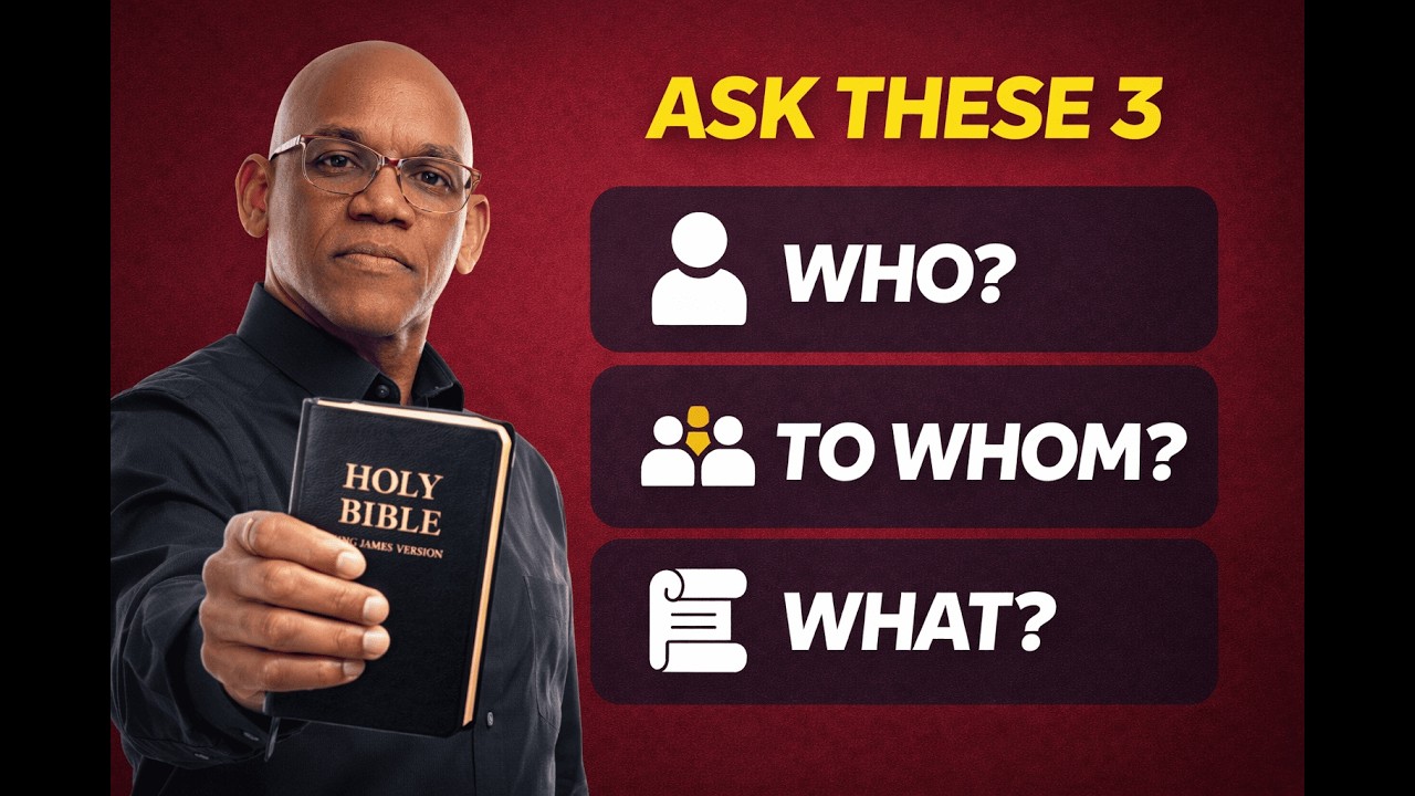 The Number One Mistake Bible Students Make (& The 3 Questions That Fix It)!