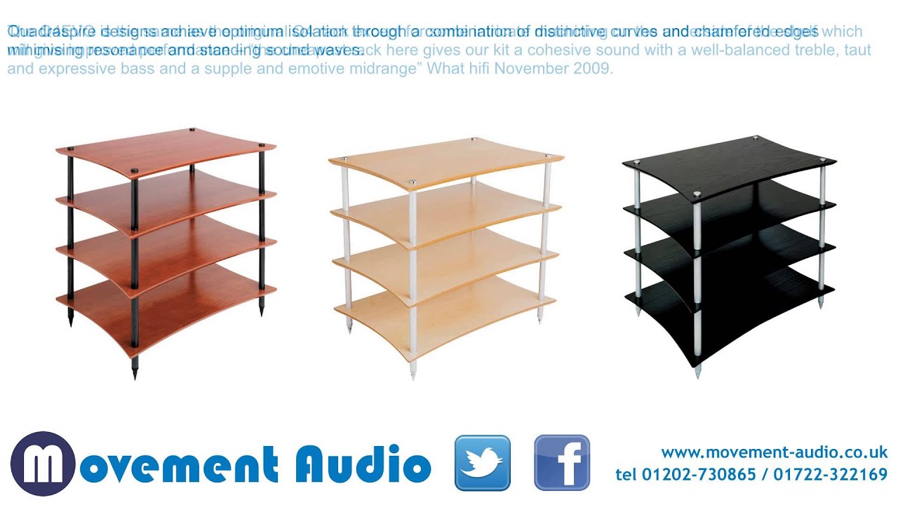 Quadraspire Q4EVO / Q4 EVO & Q4L HiFi Stand which is  available from Movement Audio