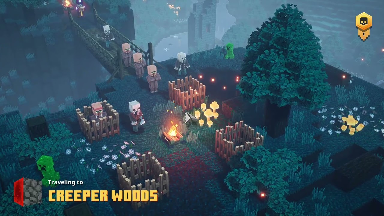 I'm saving those villagers (MINECRAFT DUNGEONS)