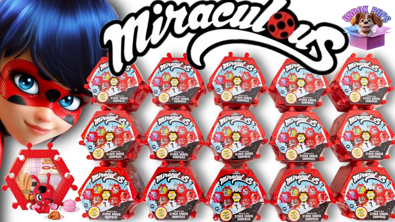 New Kwami Miracle Box Miraculous Stack Shack ASMR Toy Unboxing