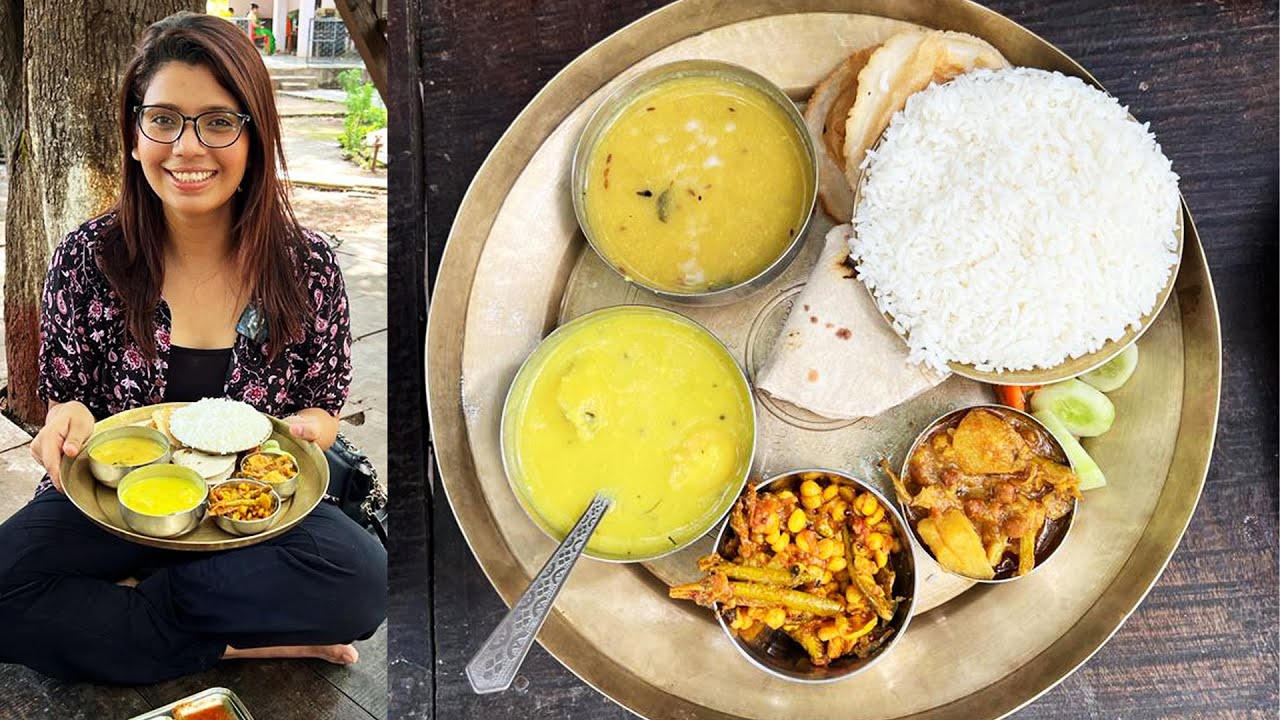 Fully Loaded Raipur Gad Kalewa Thali at Rs.100/- Only✅🔥( Most Authentic Food)😍