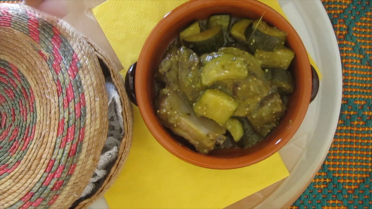 Zucchine e costicine in salsa verde