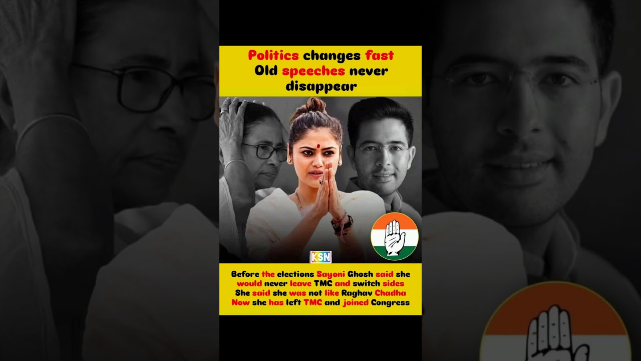 Ghosh&rsquo;s old TMC loyalty clip resurfaces after Congress move, sparking fresh debate online.