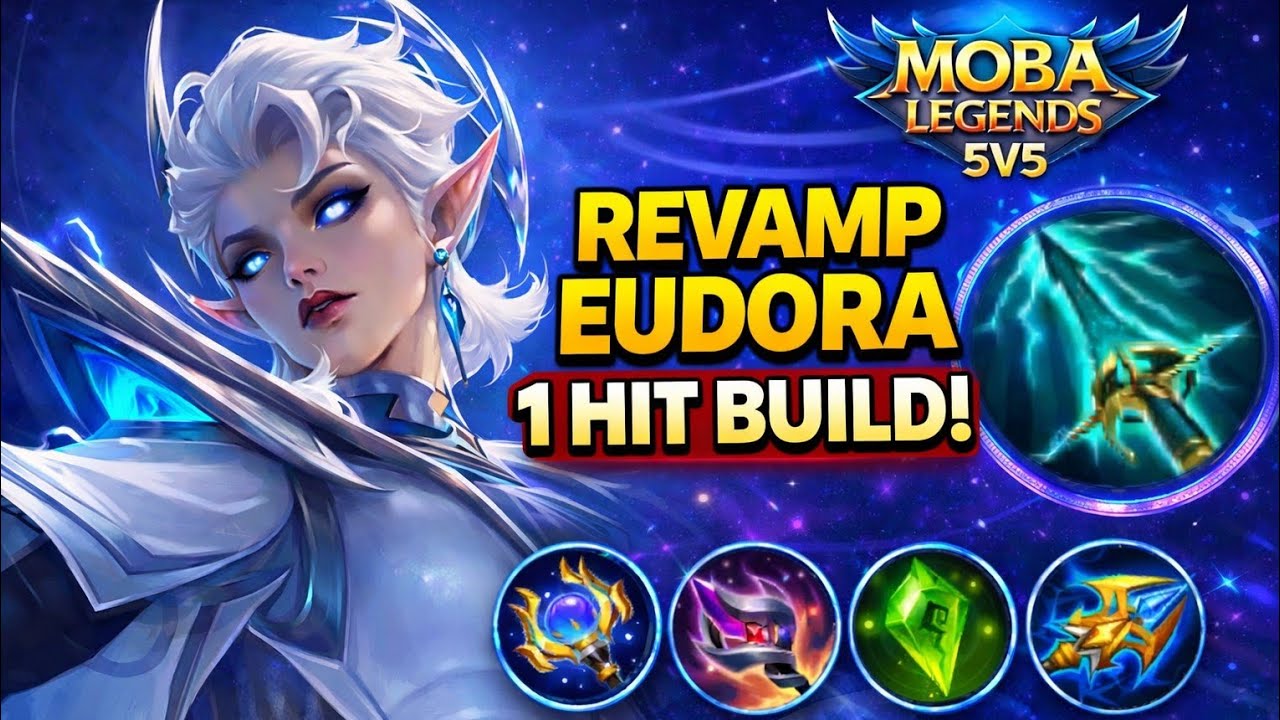 19 Kills! Revamp Eudora Best Mid laner 🔥🎯 #eudora #mobalegends5v5 #moba 