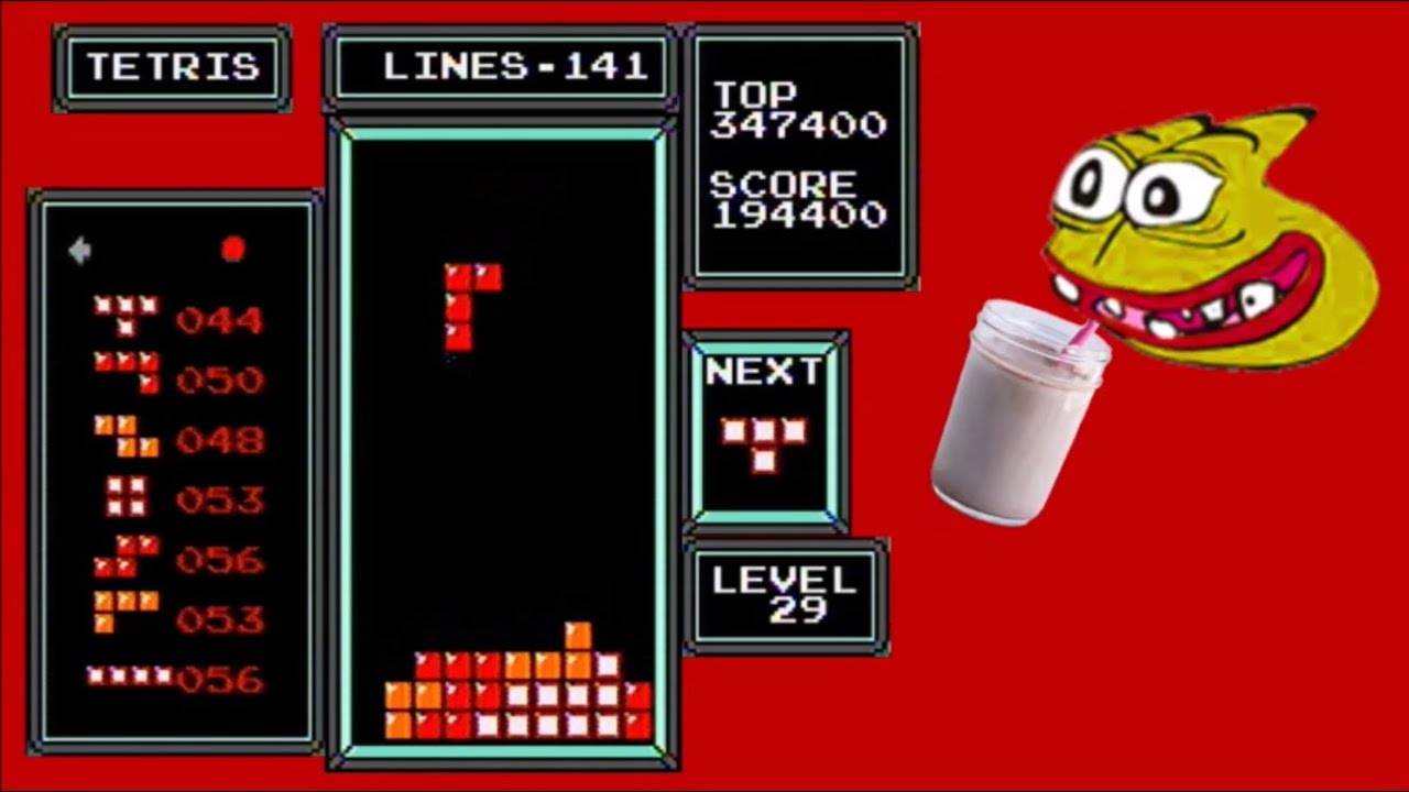 NES Tetris - 150 Lines on Killscreen (Former World Record)