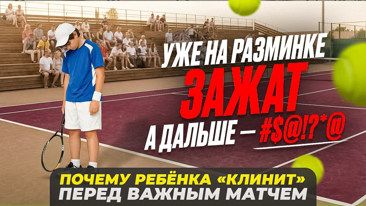 СТРАХ ПЕРЕД ТУРНИРОМ: РЕБЁНОК ПРОИГРЫВАЕТ ЕЩЁ ДО НАЧАЛА МАТЧА