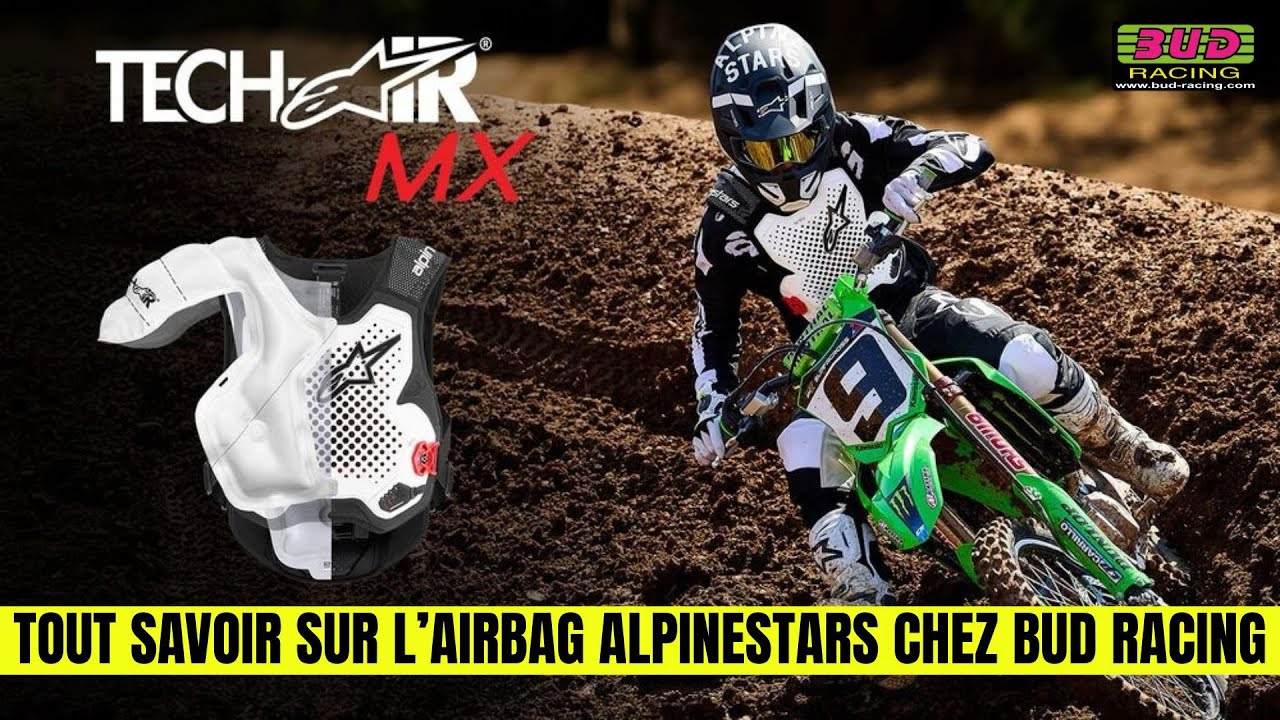TOUT SAVOIR SUR L’AIRBAG TECHAIR ALPINESTARS PAR BUD RACING✅