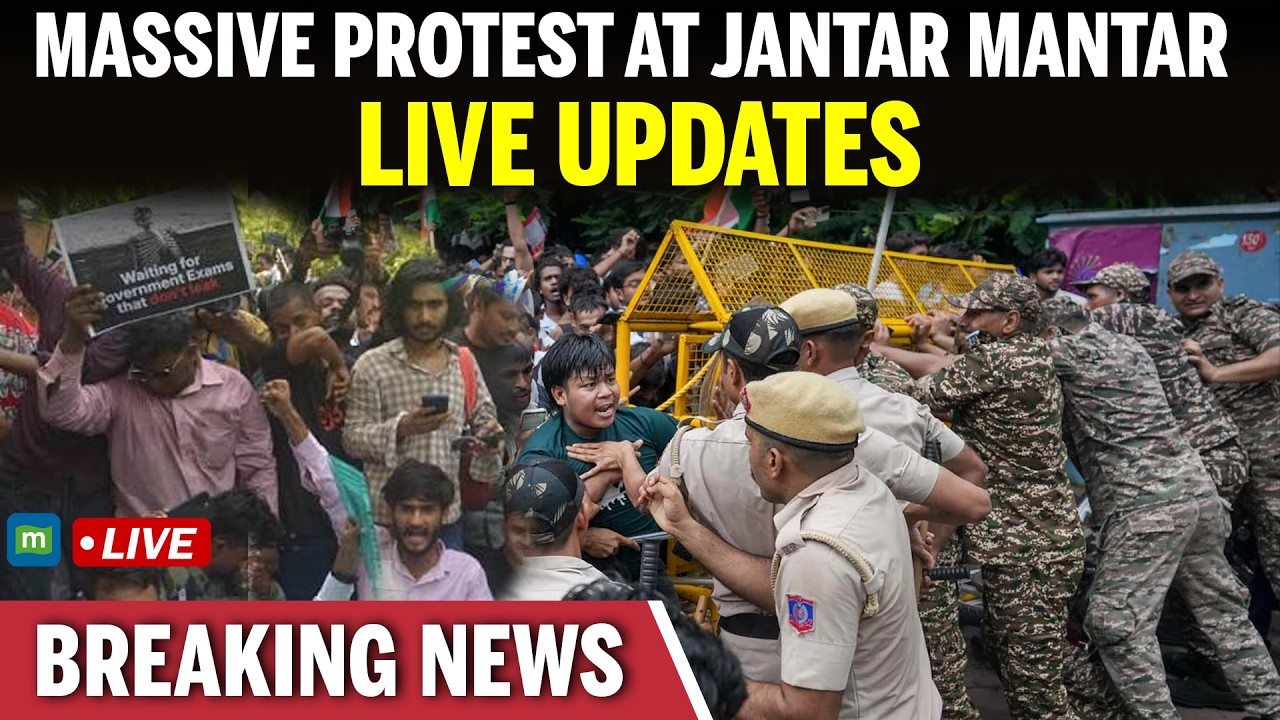 CJP Protest LIVE: Massive Protest at Jantar Mantar Today | Latest Updates, Speeches & Ground Report