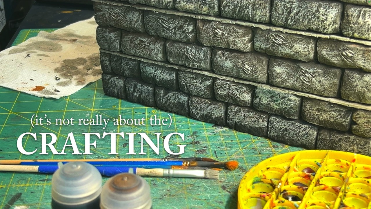 Detailed paint work on entirely too many tiles