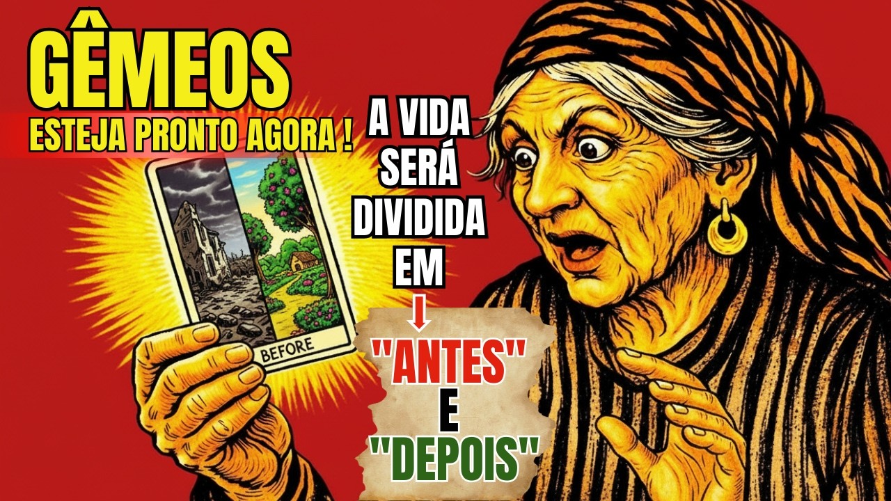 🔴♊ GÊMEOS, SEGUREM-SE FIRME! 😱EM 3 DIAS SUA VIDA SERÁ DIVIDIDA EM 
