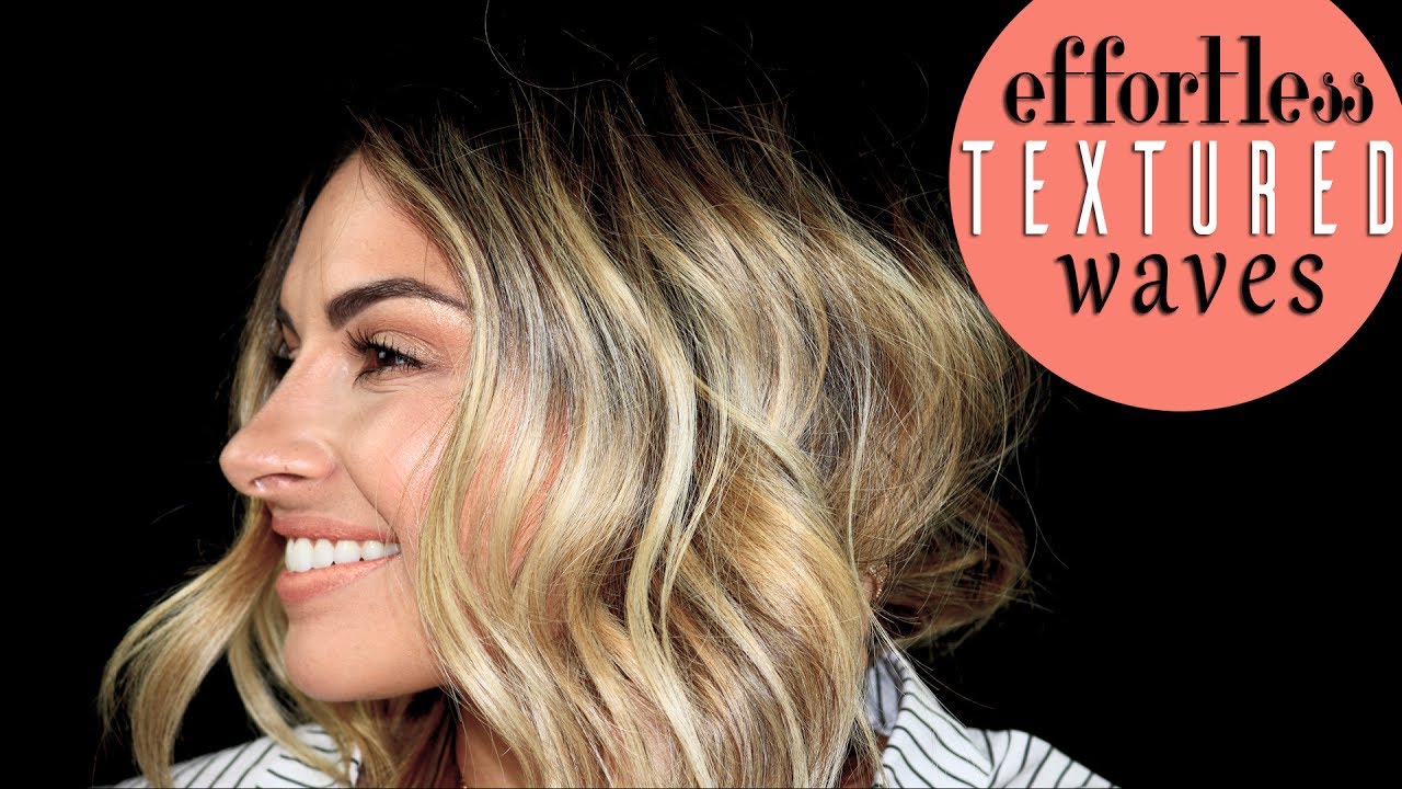 HOW TO GET EFFORTLESS TEXTURED/BEACH WAVES ǁ AMY AVE MAKEUP