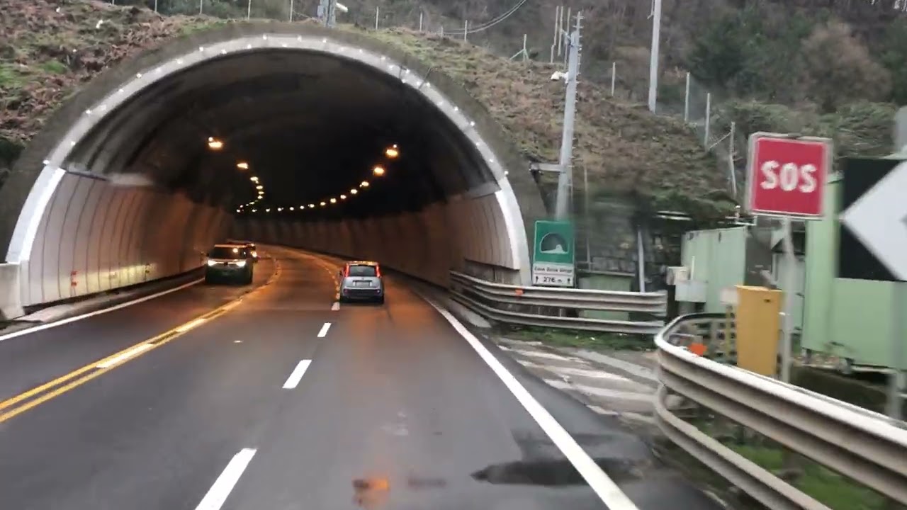 Porto di Genova Pra - A26 Masone, temperature positive, neve in dissolvimento.