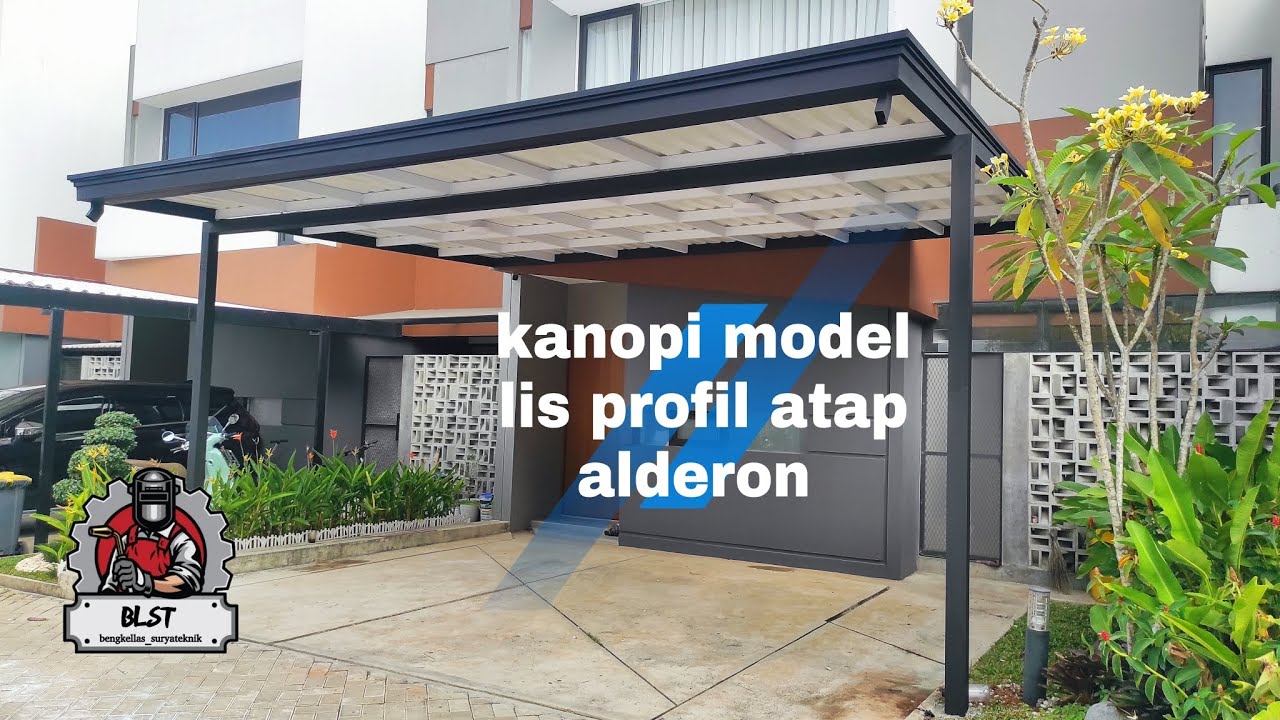 proses pemasangan kanopi model lis profil atap alderon ❗❗❗❗❗❗❗❗