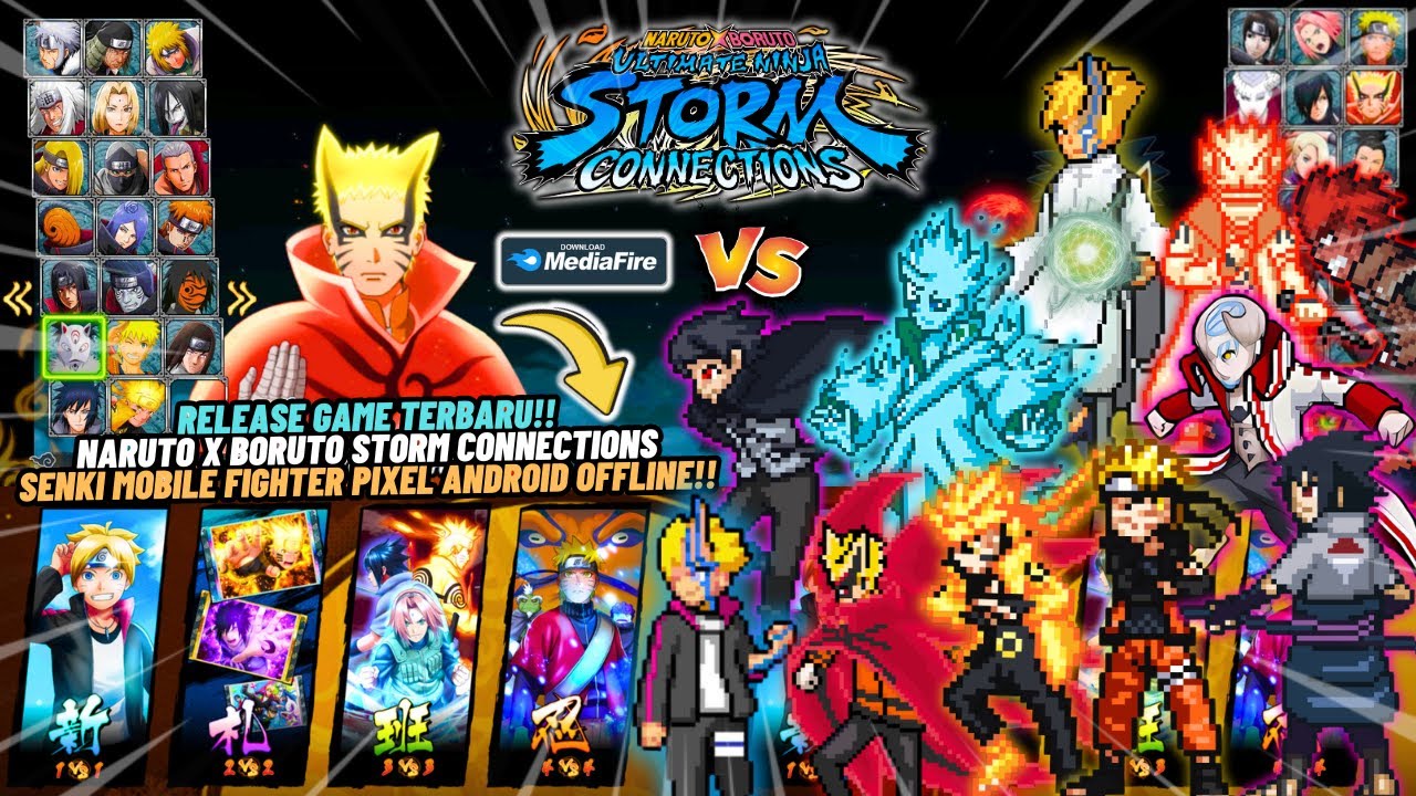 NEW!! NARUTO x BORUTO Ninja STORM Connections Senki Android OFFLINE - FULL CHARACTERS UPDATE 2025🔥